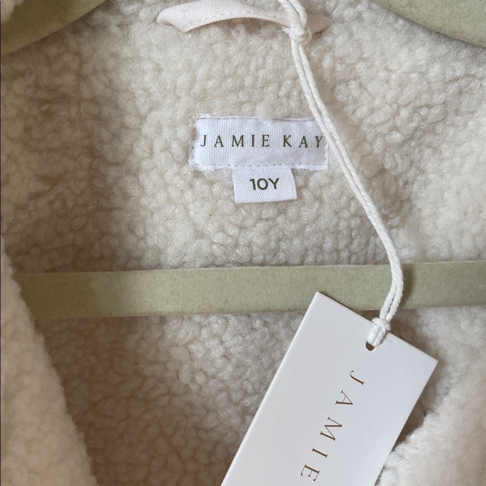 NWT Jamie Kay fleece lined coat 10Y - Picture 3 of 5